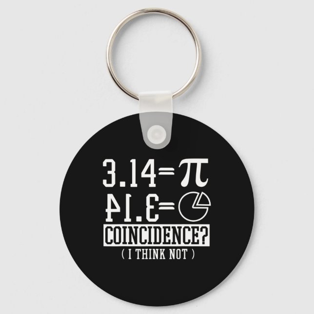 Chaveiro Pi 3.14 14 de Matemática Feliz Coincidência de Ani (Frente)