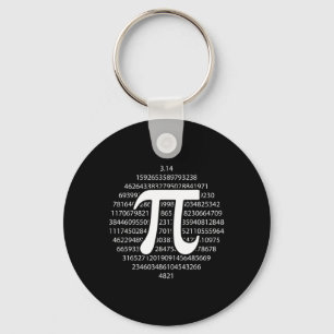 Chaveiro Pi Day 3.14 Pi Day Engraçado Matemática Pão Feliz 