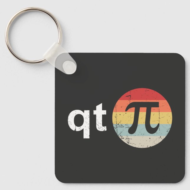 Chaveiro Pi Day Cutie Pi Feliz (Frente)