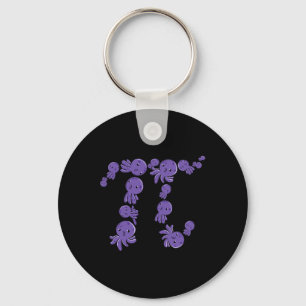 Chaveiro Pi Day Engraçado Octopi Octopus Sea Life Pi Símbol