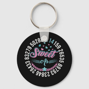 Chaveiro Pi Day Sweet As Pi Math Kids Womens Grunge