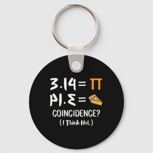 Chaveiro Pi Equals Pie Funny Math Pun Pi Day Gift