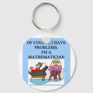 Chaveiro Piada da psicologia da MATEMÁTICA