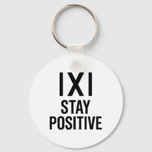 Chaveiro Piada de matemática engraçada humor positivo ditad