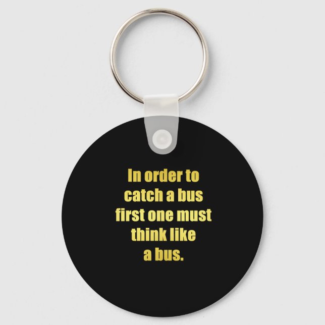Chaveiro Piada Divertida para Pegar Ônibus (Frente)