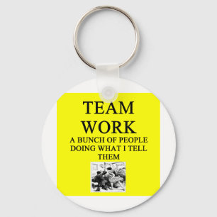 Chaveiro Piada do trabalho da EQUIPE