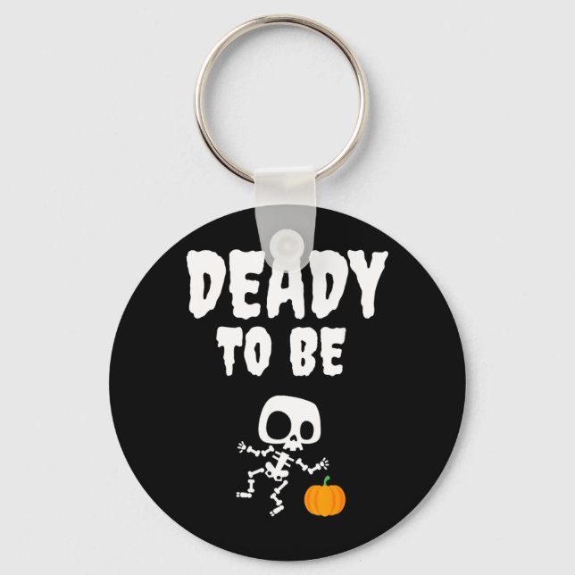 Chaveiro Piada Mortal para ser Papai no Halloween Gravidez (Frente)
