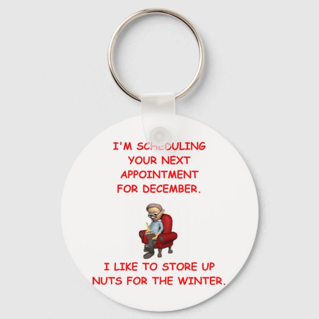 Chaveiro piada psiquiátrica (Frente)