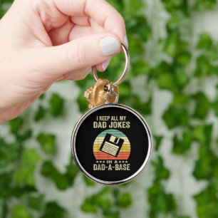 Chaveiro Piadas engraçadas de pai para homens na dad-a-Base