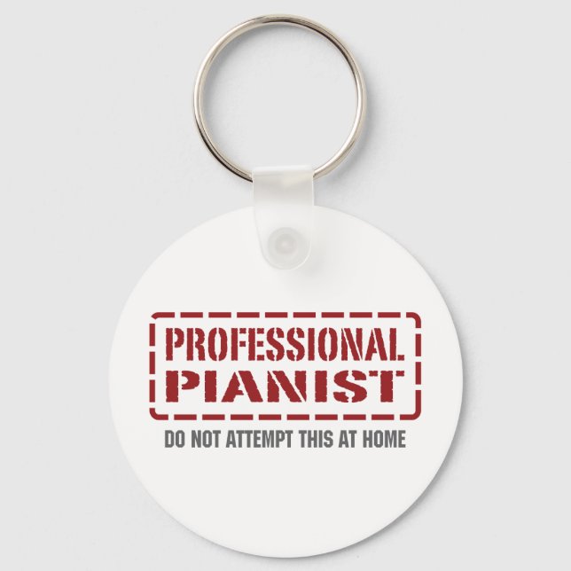 Chaveiro Pianista Profissional (Frente)