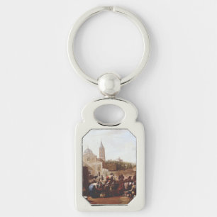 Chaveiro Piazza del Popolo em Roma por Johannes Lingelba
