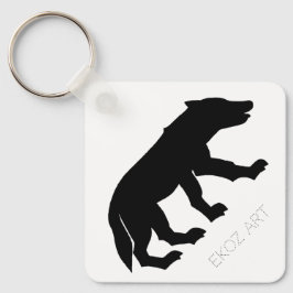 Chaveiro Picked Wolf Cutout