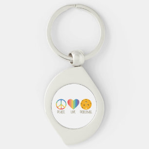 Chaveiro Pickleball de Paz e Amor