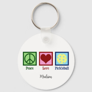 Chaveiro Pickleball de Paz Personalizado