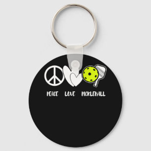Chaveiro Pickleball Engraçado Pickleball em Paz