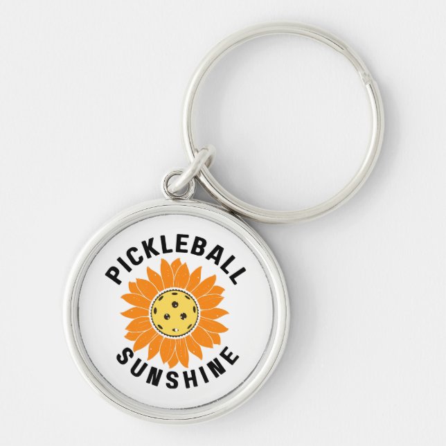 Chaveiro Pickleball sol (Frente)