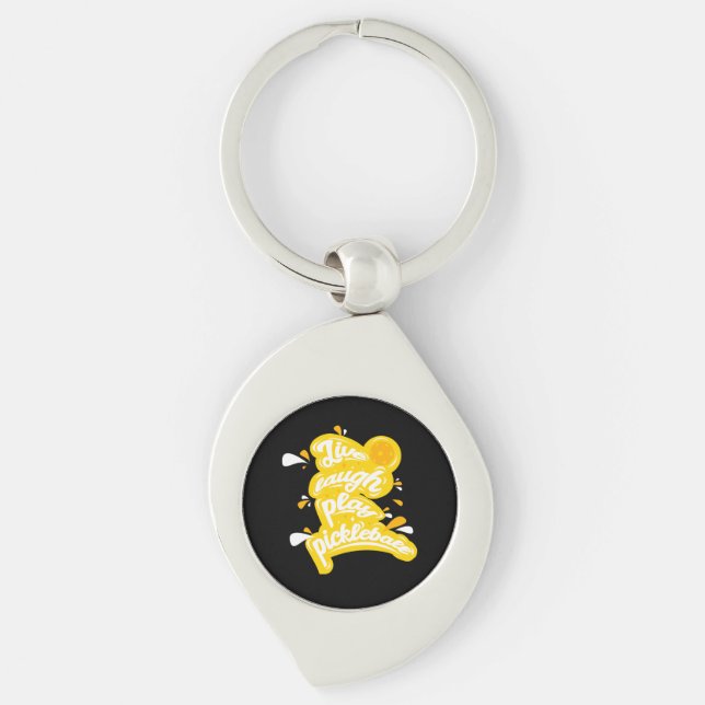 Chaveiro Pickleball - Viva Ria Jogue Pickleball (Frente)