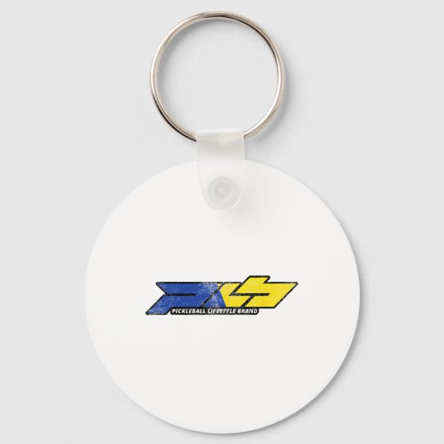 Chaveiro Picklell Design Distressed Azul Amarelo Ucrânia  (Frente)