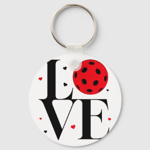 Chaveiro Picles de amor no dia dos namorados coração vermel