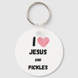 Chaveiro Picles e Jesus Religiosos