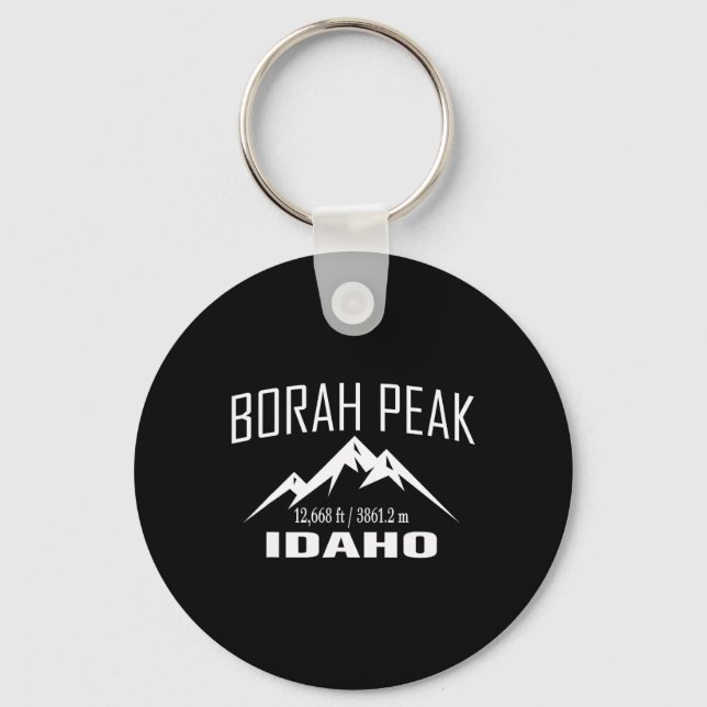 Chaveiro Pico Borah Idaho Escalada Clube Presente Aventura  (Frente)