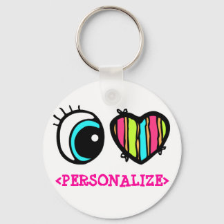 Chaveiro Pictograma de Olho e Coração, <PERSONALIZE>