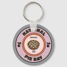 Chaveiro Pie de Cereja para o Dia Nacional da Pizza