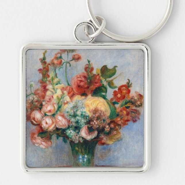 Chaveiro Pierre-Auguste Renoir - Flores em um Vase (Frente)
