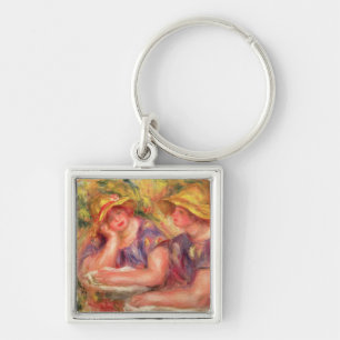 Chaveiro Pierre um Renoir   duas mulheres em blusas azuis