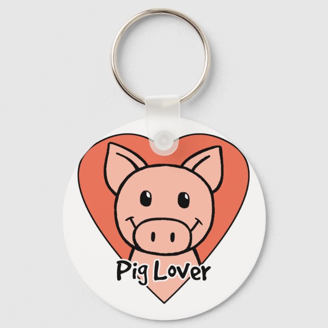 Chaveiro Pig Lover (Frente)