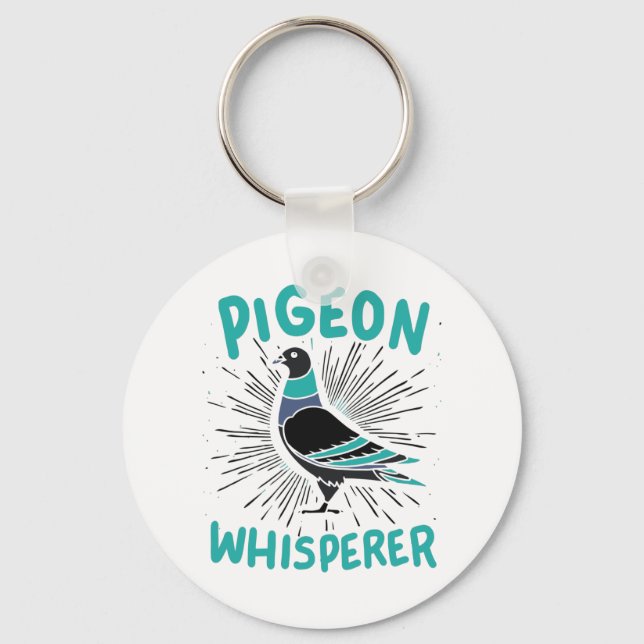 Chaveiro Pigeon Whisperer (Frente)