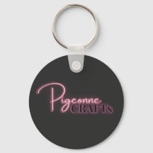 Pigeonne Crafts Logo– Keychain