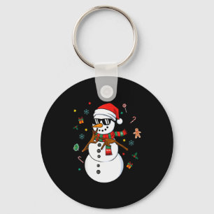 Chaveiro Pijama de Natal Homem de Neve Seis Sete Meme 6 E 7