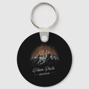 Chaveiro Pikes Peak Montanhas Colorado Caminhada Ao Ar Livr