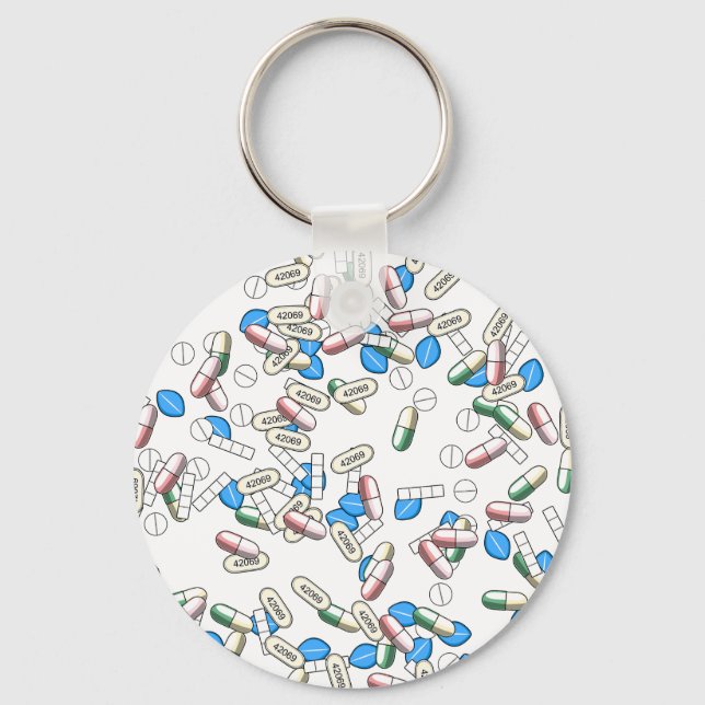 Chaveiro Pill Sprinkles Pattern (Frente)
