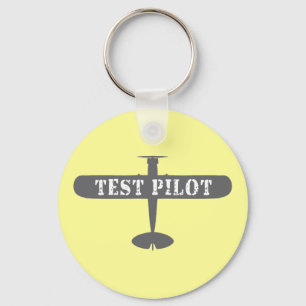 Chaveiro Piloto de avião e de teste