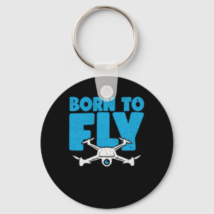 Chaveiro Piloto de Drone Quadcopter