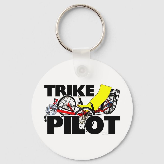 Chaveiro Piloto de Trike (Frente)