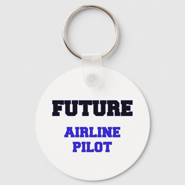 Chaveiro Piloto Futuro de Linhas Aéreas (Frente)