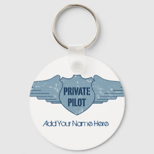Chaveiro Piloto privado Blue Wings