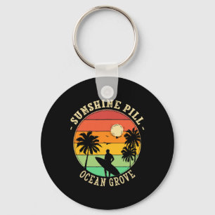 Chaveiro Pílula de Sol Oceano Grove Verão Nova Jersey Trópi