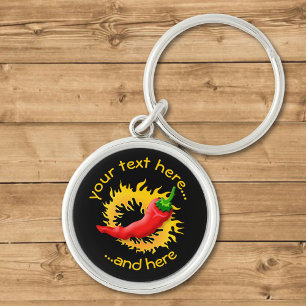 Chaveiro Pimenta com chama