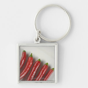 Chaveiro Pimentas de pimentão vermelho