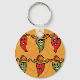 Chaveiro Pimentões Cinco de Mayo
