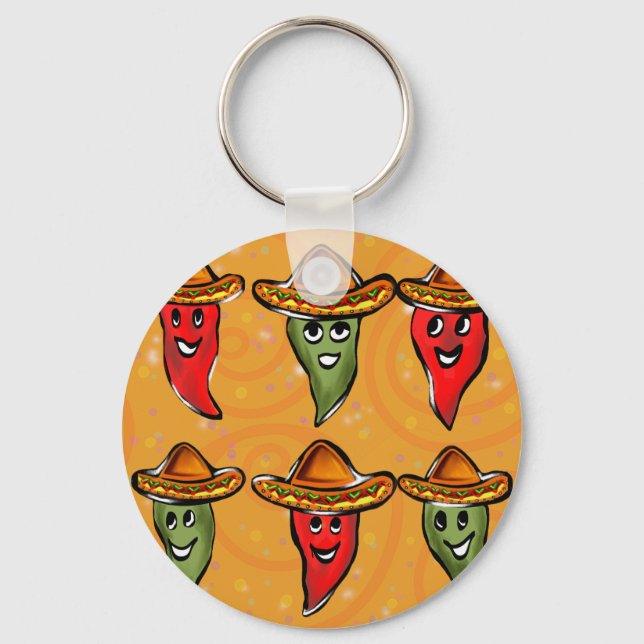 Chaveiro Pimentões Cinco de Mayo (Frente)