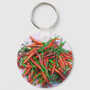 Chaveiro Pimentos de pimenta-do-mar