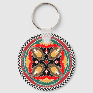 Chaveiro Pine Cone Emblem, Floresta Tribal de Natal