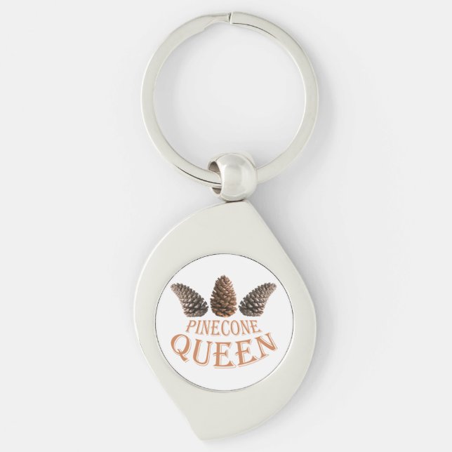 Chaveiro Pine cone rainha (Frente)
