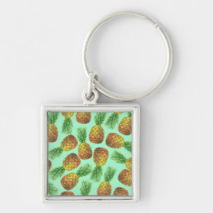 Chaveiro Pineanases aquarela 2