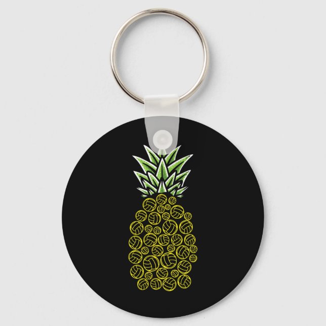 Chaveiro Pineapple Aloha Beaches Hawaii Beach Voleibol - (Frente)
